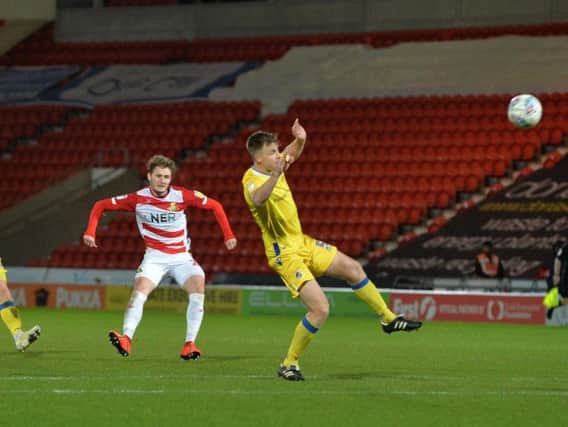 Kieran Sadlier: We deserve to be where we are in sixth, says the Doncaster Rovers player. Picture: Bruce Rollinson.