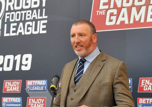 Ralph Rimmer Chief Executive of the RFL. Picture: Gary Longbottom.