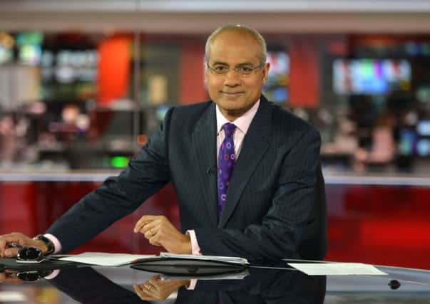 BBC newsreader George Alagiah is battling stomach cancer.