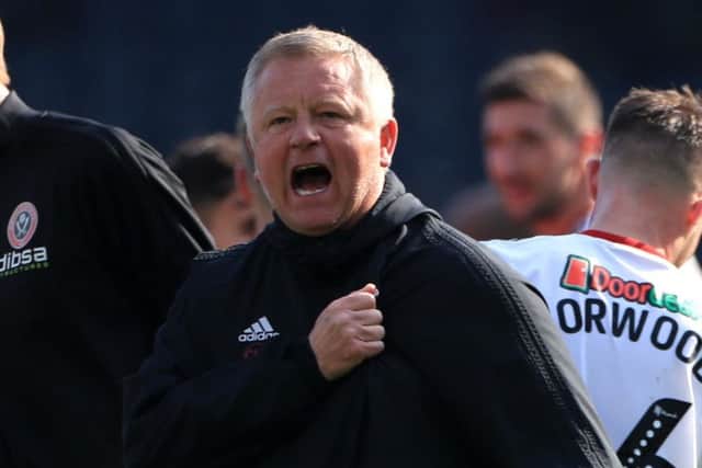 Sheffield United manager Chris Wilder. Picture: Mike Egerton/PA