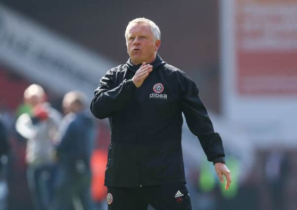 Sheffield United manager Chris Wilder (Picture: James Wilson/Sportimage).