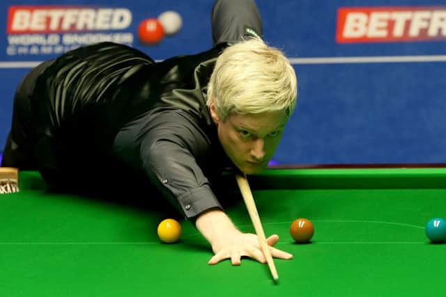 Neil Robertson in action.