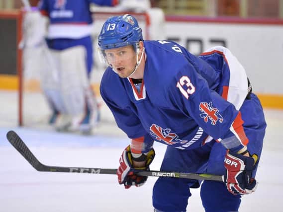 GB defenceman, Davey Phillips will play on home ice in GB's final warm-up game in the UK before they head to Slovakia next week.