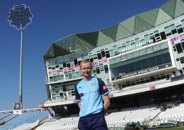 Jonny Tattersall, released by Yorkshire four years ago, overcame subsequent rejection by Derbyshire and Durham to win back the White Rose countys faith in his abilities (Picture: Dave Williams).