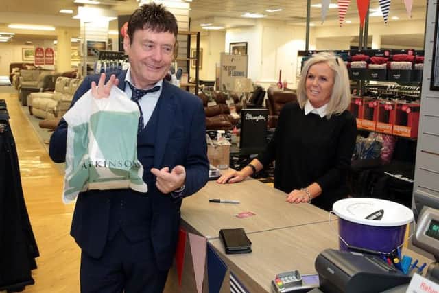 Jimmy White in the store.