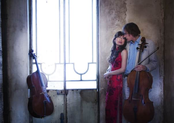 Julian and Jiaxin Lloyd Webber who are appearing in Malton next month.