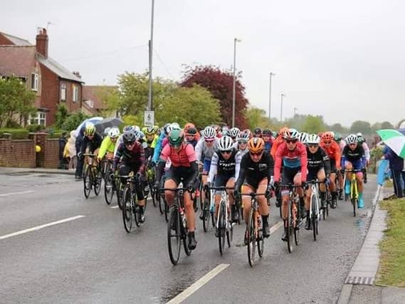 The Women's race heads on towards Pontefract.
