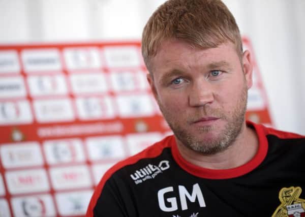 Grant McCann, Doncaster Rovers Manager.