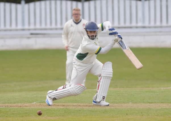Wrenthorpe opener Irfan Amjad who carred his bat scoring 68 not out in a three-wicket win over Cleckheaton in the Bradford Premier Division.