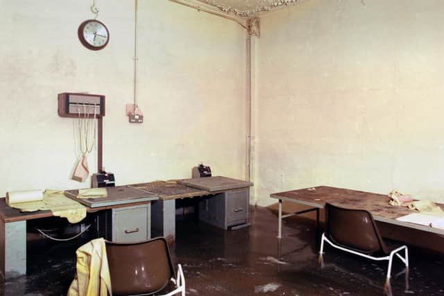 The bunker was severely waterlogged by the time it was demolished