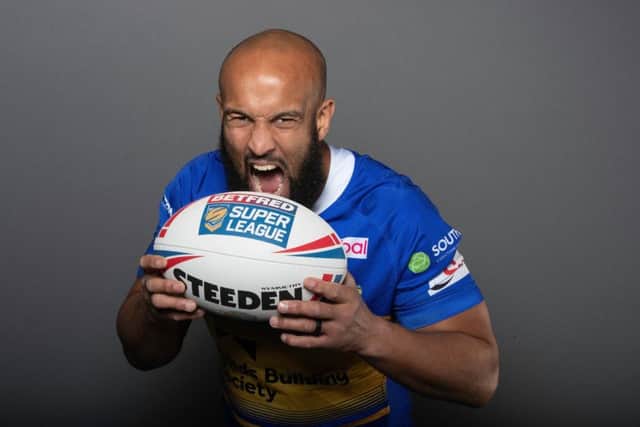 Larger than life: Jamie Jones-Buchanan on the eve of his 21st and final season with Leeds Rhinos which he still believes can end in glory. (Picture: SWPix.com)