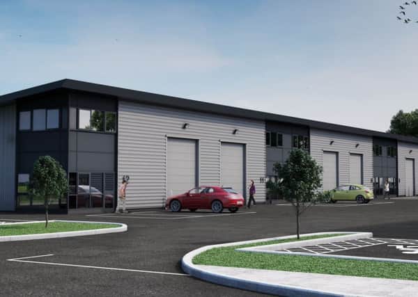 Speculative buildings at the new £5m Aero Centre development at Doncaster Airport
