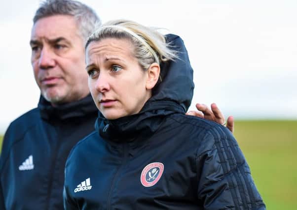 Carla Ward, manager of Sheffield United Women. Picture: Harry Marshall/Sportimage