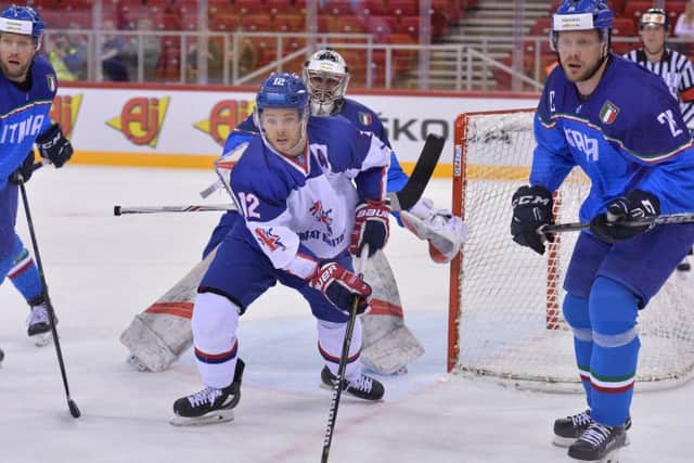 GAME ON: Sheffield Steelers forward Robert Dowd is aiming to show people in Slovakia that the British game is thriving. Picture: Dean Woolley.