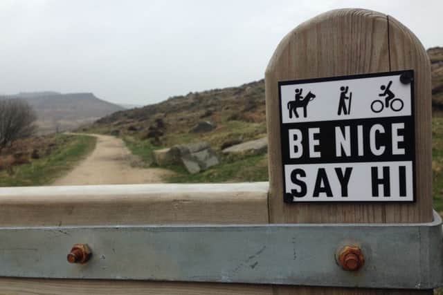 Cycling UK is at the forefront of the 'Be Nice, Say Hi' initiative.