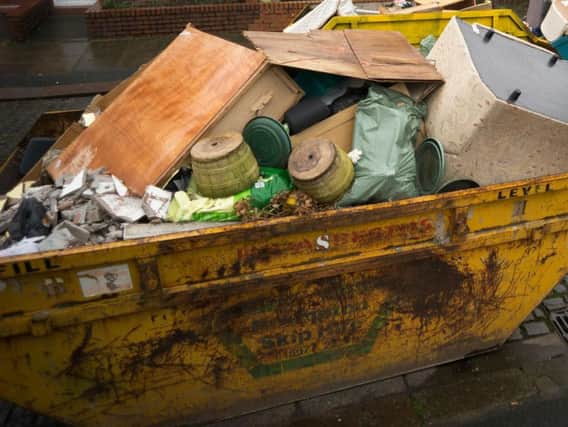 The service acknowledged the documents should not have been put in the skip, the CQC said.
