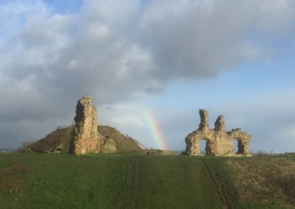 A reader's picture of Sandal Castle.