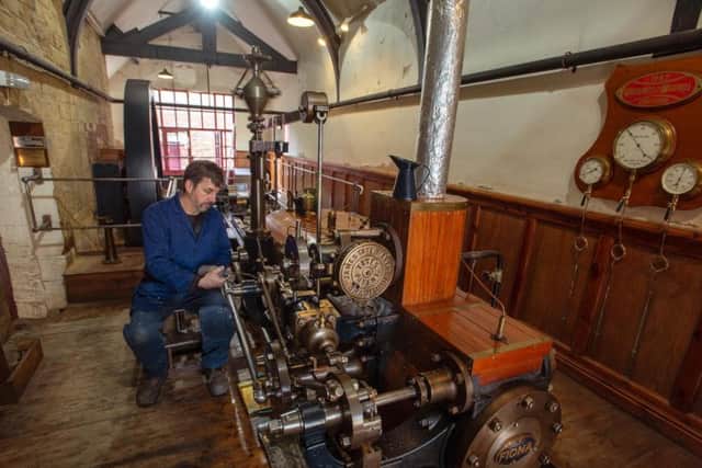 Yorkshire's magnificent mill engine Fiona Elizabeth as she rolls out of retirement for one weekend only.
