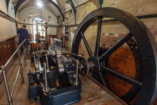 Yorkshire's magnificent mill engine Fiona Elizabeth as she rolls out of retirement for one weekend only.