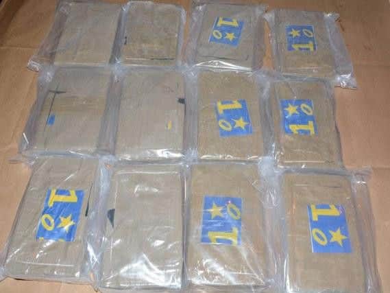 35 kilos of cocaine were found hidden in a lorry at the Humberside Sea Terminal.