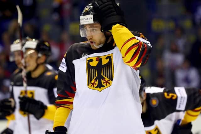 CLINICAL: Leon Draisaitl scored a third period goal to extend Germany's lead to 3-1 against GB. Picture: Getty Images.