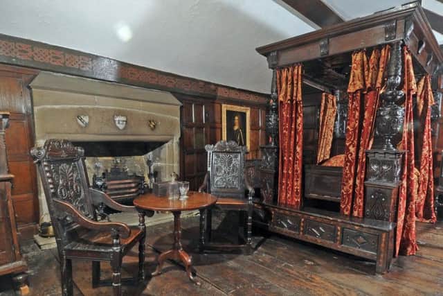 The Red Bedroom at Shibden Hall