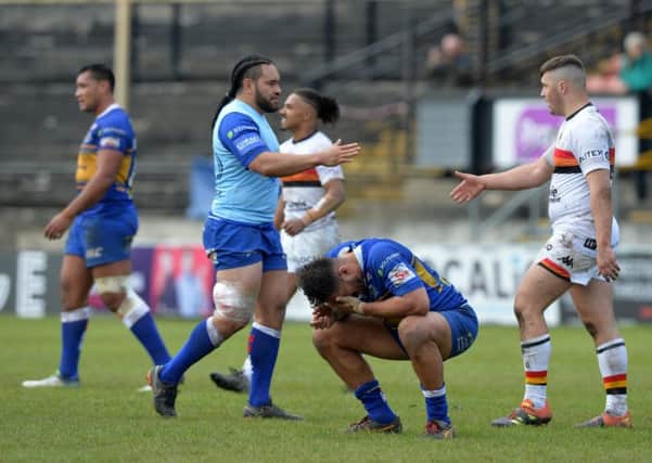 Bradford Bulls secured a shock Challenge Cup win over old foes Leeds Rhinos (
Picture: Bruce Rollinson).