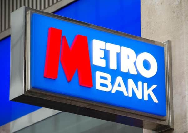 Metro Bank  Pic: PA.