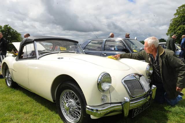 Stylish cars like this 1956 MGA 1500 will be on show