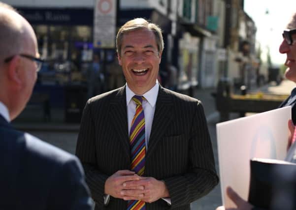 Brexit Party leader Nigel Farage was on the campaign trail in Pontefract this week.