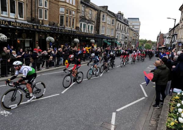 The Tour de Yorkshire passed through Harrogate earlier this month.