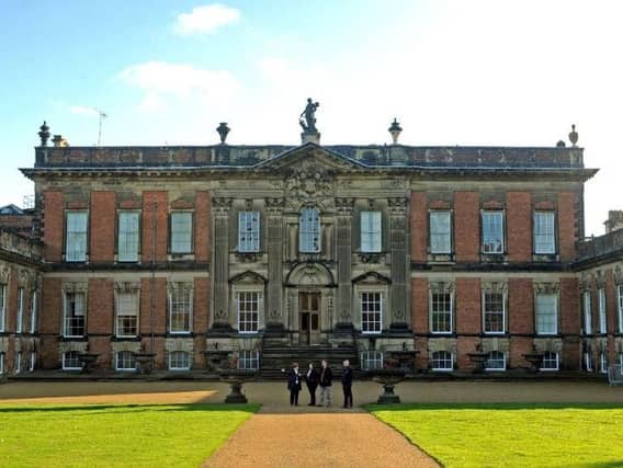 A rear view of Wentworth Woodhouse