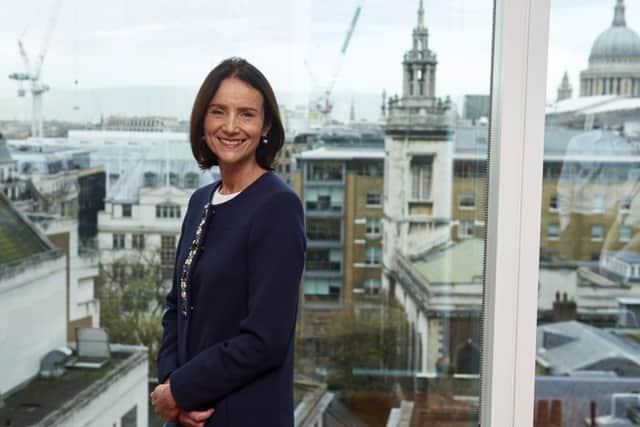 New Director-General of The Confederation of British Industry (CBI), Carolyn Fairbairn poses for a photograph during a photo-call in central London on November 16, 2015. AFP PHOTO / NIKLAS HALLE'N        (Photo credit should read NIKLAS HALLE'N/AFP/Getty Images)