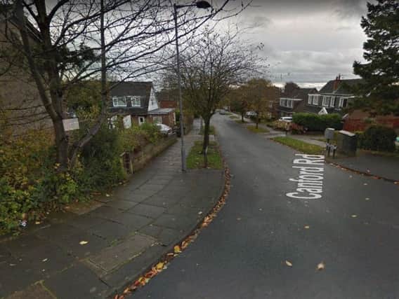 A woman has died after a house fire in Canford Road, Bradford. Photo: Google.