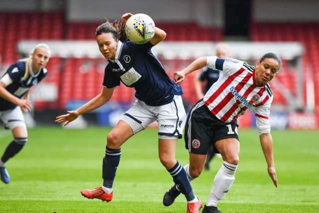 Tania Marsden of Sheffield Utd against Millwall on Sunday (Picture: Harry Marshall/Sportimage)