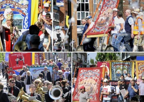 Trade unions stage their With Banners Held High celebration in Wakefield on Saturday.