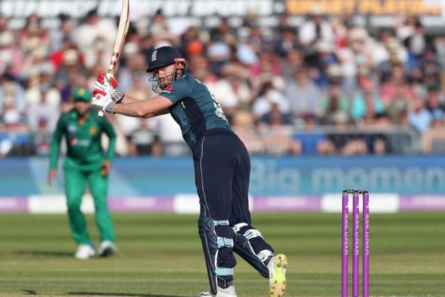 England's Jonny Bairstow flicks onw off his legs during Tuesday's ODI win against Pakistan. Picture: David Davies/PA