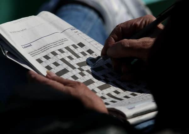 Older people who undertake crosswords and number puzzles each day are said to have sharper brains according to new research.