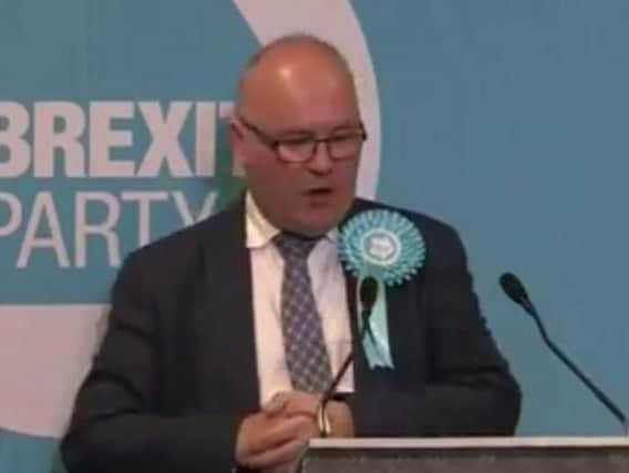 Andrew Allison is the Brexit Party's candidate for the European elections in Yorkshire and the Humber. Credit: Facebook