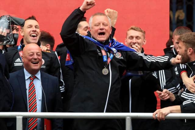 LMA manager of the year, Chris Wilder
