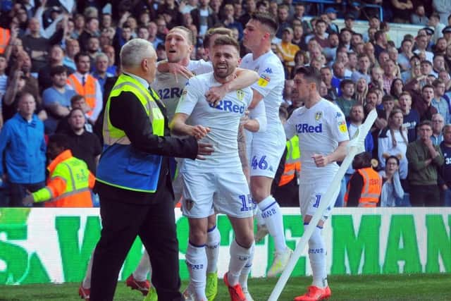 When there was hope - Leeds players mob Stuart Dallas