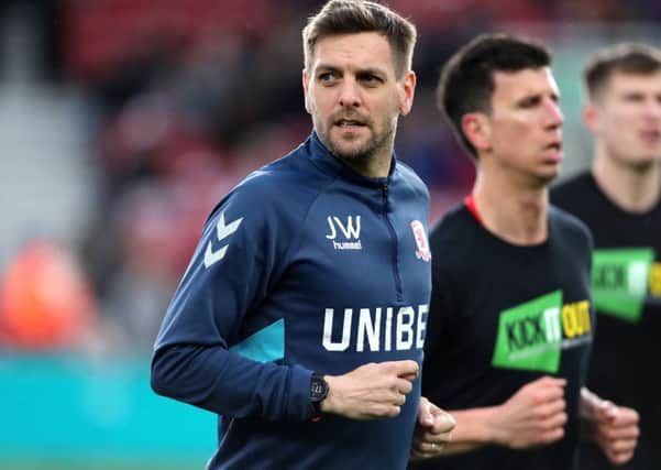 In the frame - Middlesbrough coach Jonathan Woodgate (Picture: Richard Sellers/PA Wire)