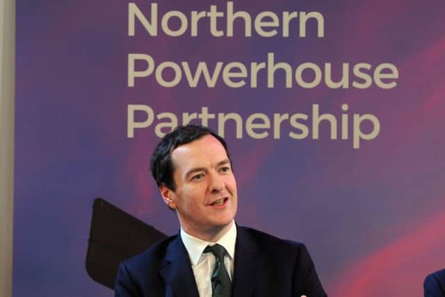 3 February 2017......    The Rt Hon George Osborne MP launch the first report from the Northern Powerhouse Partnership at AQL in Leeds Picture Tony Johnson.
