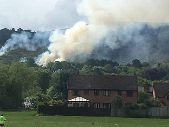 A photo of the fire from resident Derek Lawson @delboy59 on Twitter