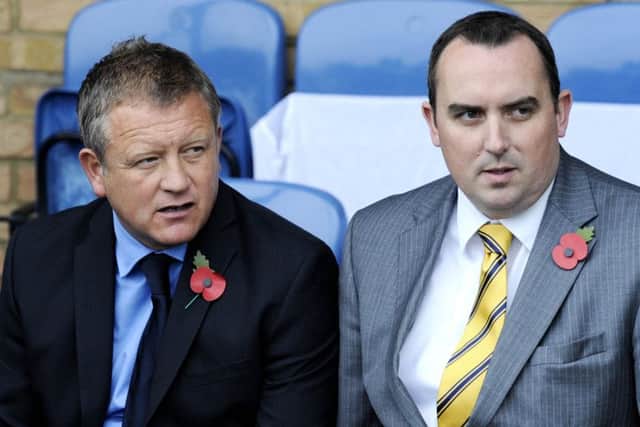 Double act: 
Chris Wilder and Kelvin Thomas at Oxford.