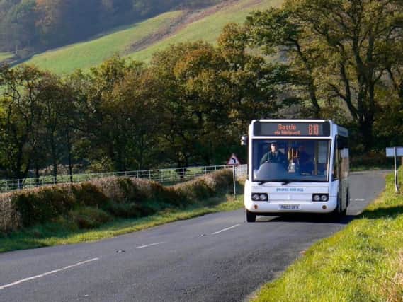 A new DalesBus World of James Herriot service links two routes - the 830 and 857 - on Sundays and Bank Holidays until 20th October, and is part of the splendid DalesBus network. Picture by Roger Ratcliffe.