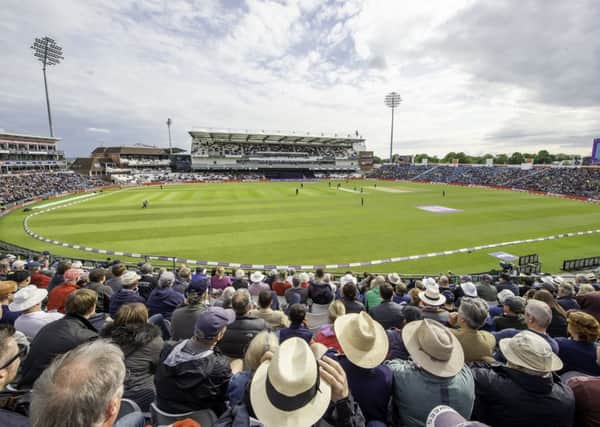 Stand and deliver: The Headingley skyline has been transformed by the introduction of the £34m Emerald Stand.   Picture: SWPIX