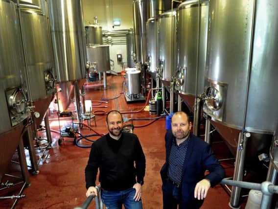Craig Butler and Chris Spencer will brew their new drink in Cropton, Ryedale