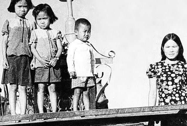 Saiphin, second left, grew up in a poor area of rural Thailand. Her parents were farmers and she learnt to cook from an early age
