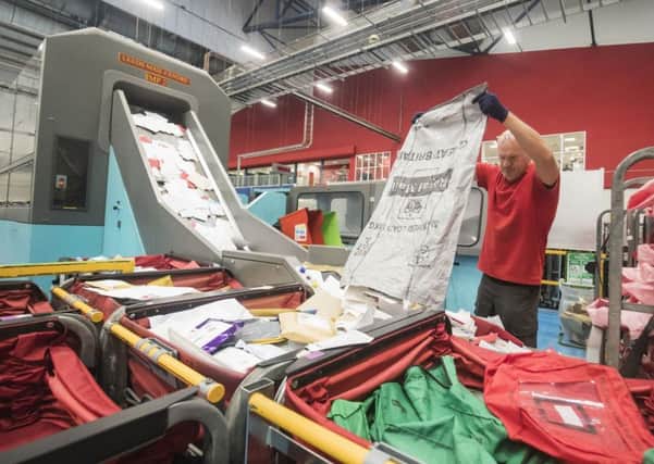 The Royal Mail Leeds Mail Centre. Pic: Danny Lawson/PA Wire